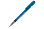 Nash ball pen metal tip transparent Transparent blue