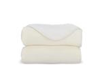 Sherpa fleece blanket OEKO-TEX®  sublimation 130 x 170 cm 510 g/m² White