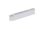 Calibrated foldable ruler 1m White