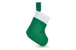 Filz-Weihnachtsstrumpf 20 cm Weiß/grün