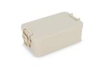 Double layer Lunch Box with Cutlery Fawn