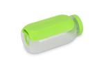 All-in-One Lunch Bowl Container with Sauce Compartment & Spoon-fork Light green