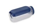 All-in-One Lunch Bowl Container with Sauce Compartment & Spoon-fork Dark blue