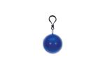 Rain poncho in a ball Aztec blue