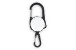 2-Way Carabiner Card Holder White