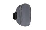 Reflective valuables sports armband with pouch Convoy grey