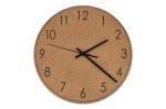 Wanduhr aus Kork Natur