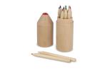 Premium wooden colouring pencil set Nature