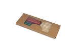 Colouring pencils and crayons in kraft box Nature