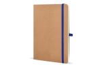 Notizbuch mit flexiblem Einband Kraftpapier A5 Blau