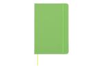 Notizbuch A5 PU mit Rasterpunktseiten Hellgrün