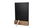 Kreidetafel im Holzständer Natur