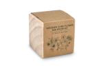 FSC Wooden Planter Set - Flower mix Nature