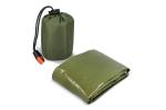 Outdoor Survival 2-in-1 Thermal Poncho Green