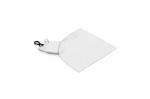 Keychain with microfiber cloth anti-bacterial Transparent white