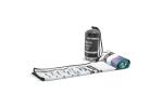 Fitness towel 300x800mm with pouch Transparent white