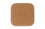 Square cork Wireless charger 5W Natur