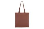Umhängetasche Baumwolle OEKO-TEX® 140g/m² 38x42cm Dunkelbraun
