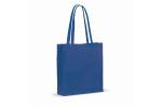 Tasche aus recycelter Baumwolle 140g/m² 38x10x42cm Blau