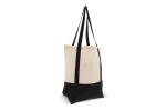 Shopping bag OEKO-TEX® cotton 140g/m² 40x10x35cm Black