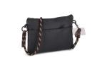 Crossbody Tasche mit Paracord-Gurt Schwarz