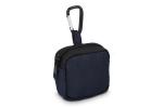 Nylon Earphones Pouch 6.5 x 6 cm Dark blue