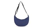PU-coated R-PET 600D half moon sling bag 20L Dark blue