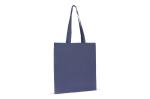 Tasche Bio-Baumwolle Farbe lang 140g/m² 38x42 cm Dunkelblau