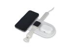 3in1 15 W wireless charger compatible with phones /Apple Watch/AirPod White