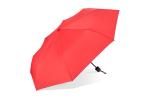 Congo 190T Pongee 21" Faltbarer Regenschirm Rot