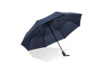 Taman Pongee 21" Faltbarer windproof Regenschirm Auto open & close Dunkelblau
