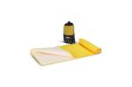 R-PET quick dry sports towel 40x80cm with pouch (200g/m²) sublimation Yellow