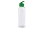 Loop Flasche transparent R-PET 600ml, grün Grün,transparent