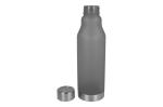 R-PET Flasche gefrostet 600ml Schwarz/weiss