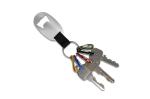 Bottle opener keychain Silver