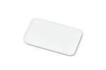 Namensschild mit Magnet 50x30mm Weiß