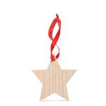 WOOSTAR Star shaped hanger Timber