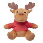 RUDOLPH Plush reindeer with hoodie Red