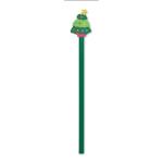 CLAUS Christmas pencil with eraser Green