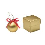 BELLES Christmas bauble gift box Goldyellow