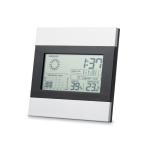 RIPPER Weather station and clock Flat silver