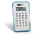 CULCA 8 digit calculator Transparent blue