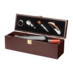 COSTIERES Wine set in wine box Timber