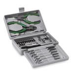 GUILLAUME Foldable 25 piece tool set Silver