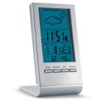SKY Weather station with blue LCD Silver