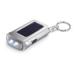 RINGAL Solar powered torch key ring Flat silver