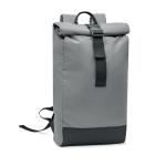 BRIGHT ROLLPACK Reflective Rolltop backpack Flat silver