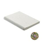 SEED RING A5 seed paper cover notebook White