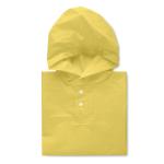 PONCHIE PEVA kid rain coat with hood Yellow