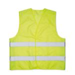 VISICOAT Knitted material waistcoat Yellow